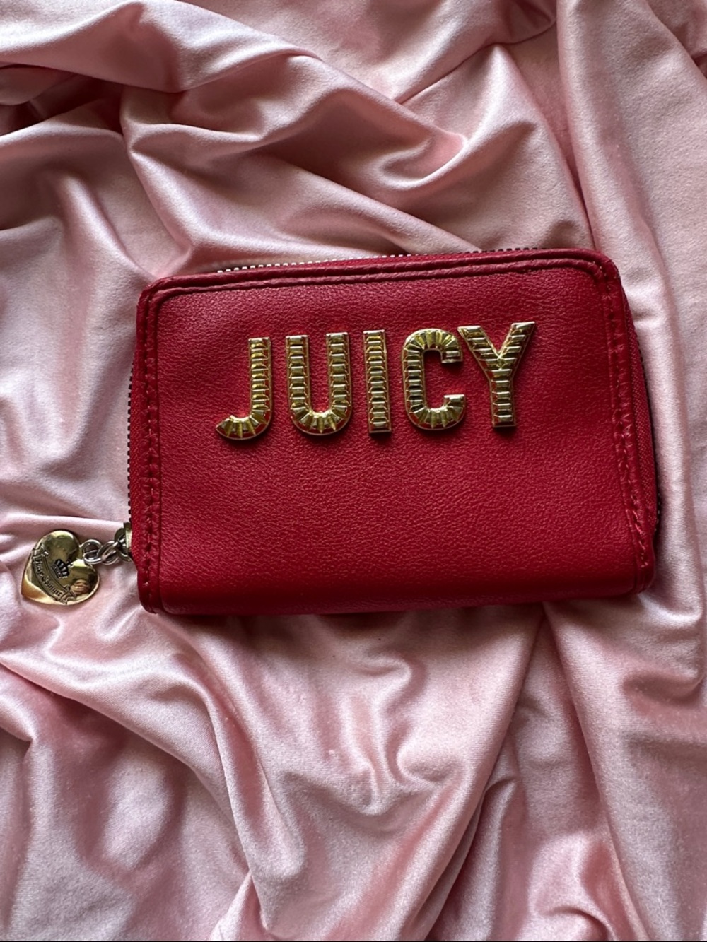 Juicy Couture Red Zip Wallet